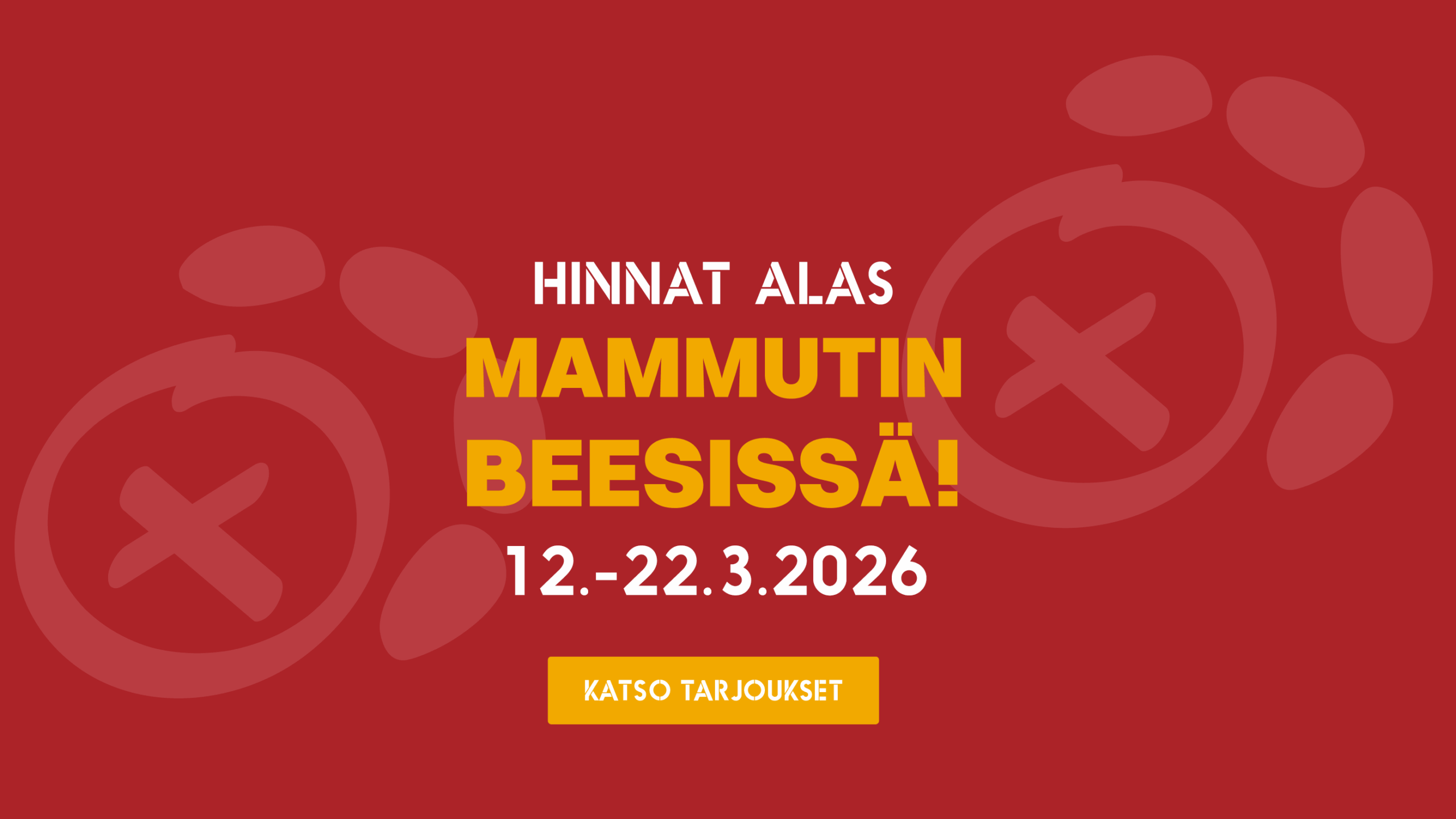 Mammutin Beesissä 12.-22.3.2026